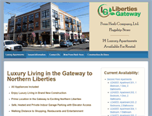 Tablet Screenshot of libertiesgateway.com